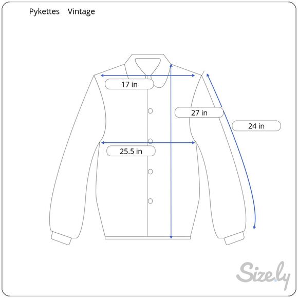 1980's Pykette Secretary Blouse Larger See Measurement Colorful Long Sleeve - Picture 6 of 6